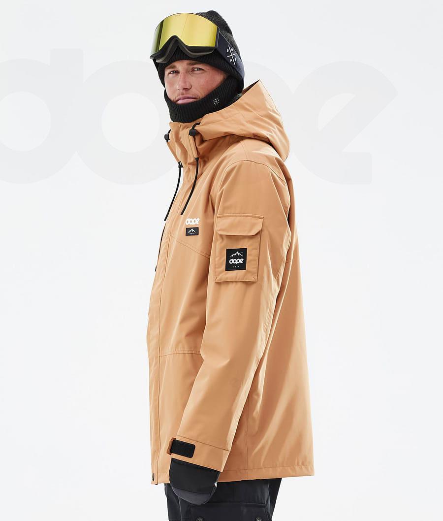 Dope Adept Ski-jassen Heren Khaki Geel | NLPQ2860