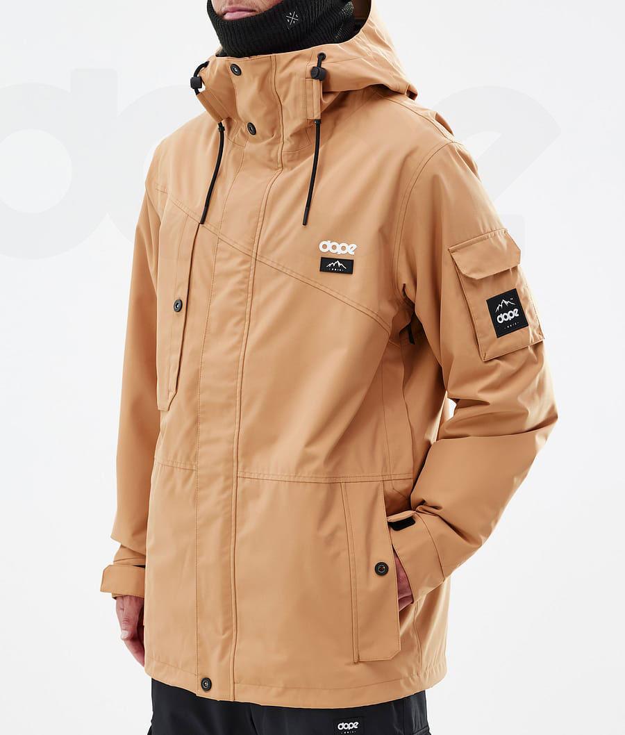 Dope Adept Ski-jassen Heren Khaki Geel | NLPQ2860