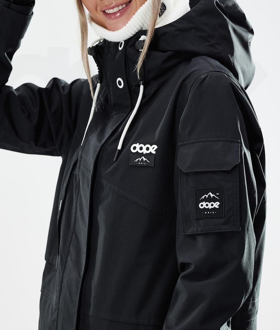 Dope Adept W 2021 Ski-jassen Dames Zwart | NLOR3567