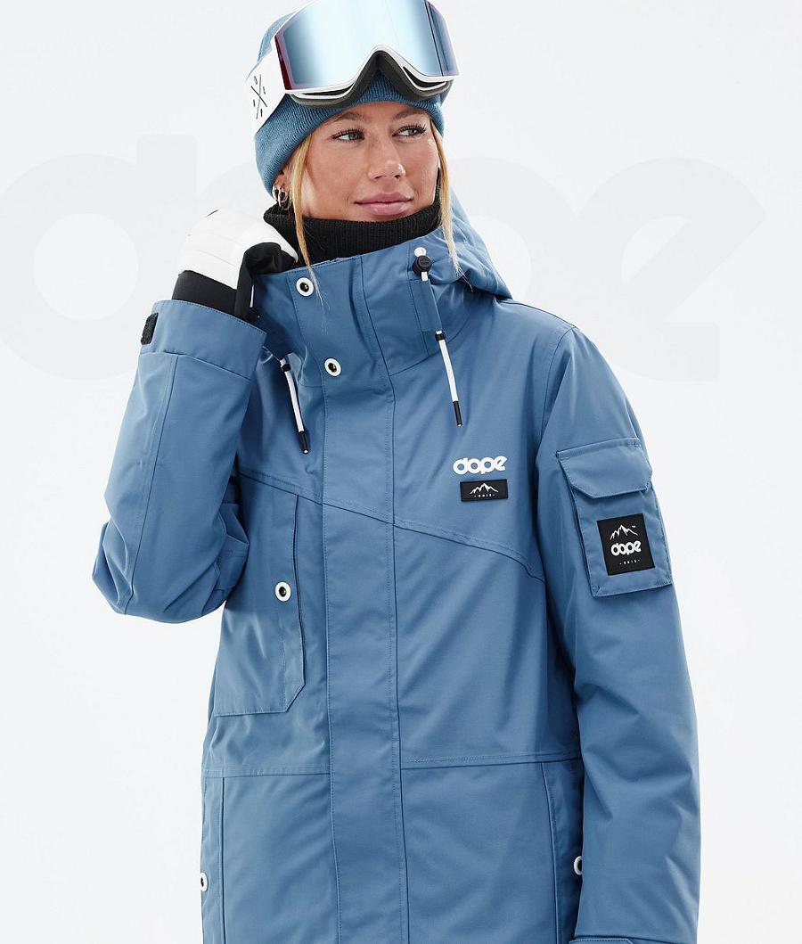 Dope Adept W Ski-jassen Dames Blauw Grijs | NLFM3562