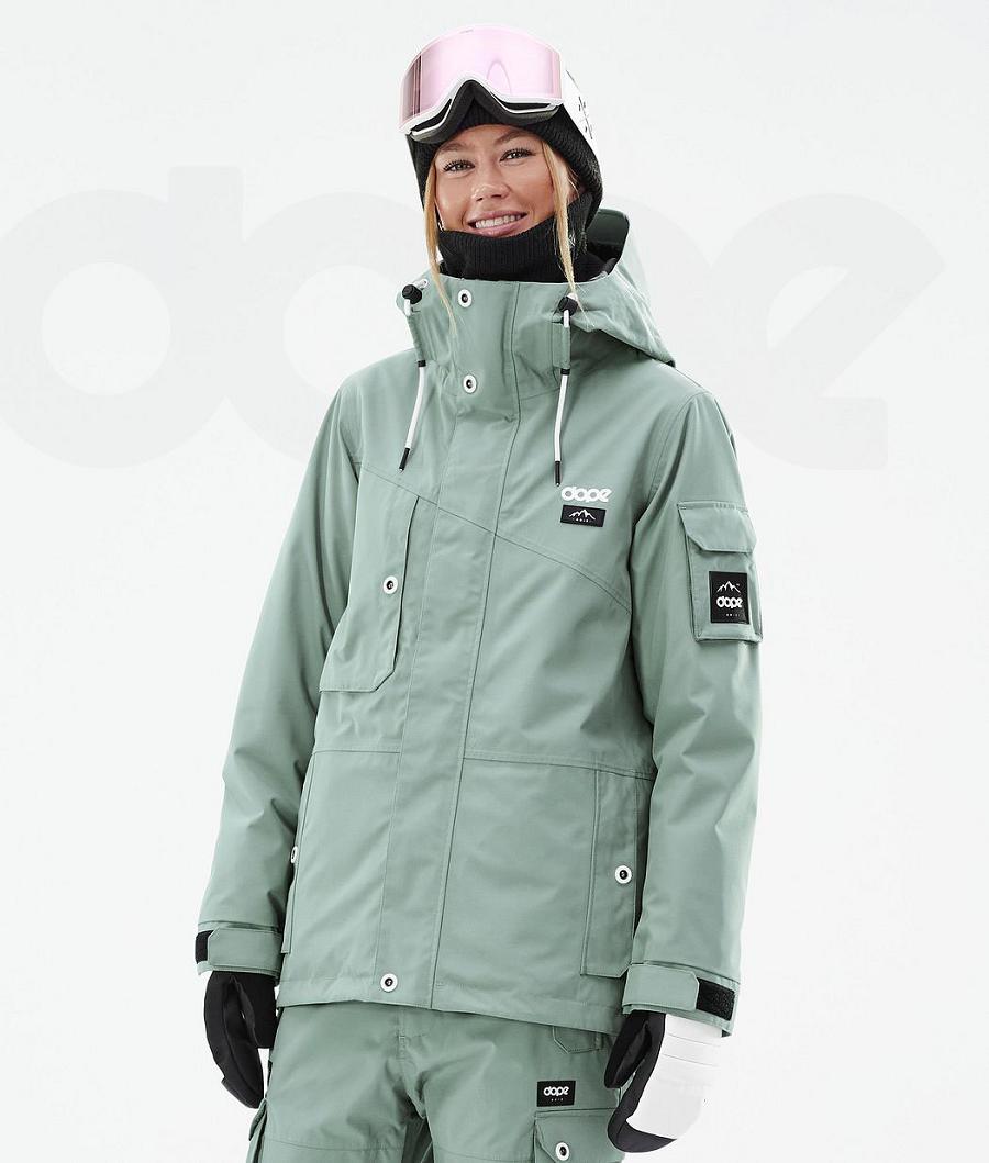 Dope Adept W Ski-jassen Dames Groen | NLHK3560