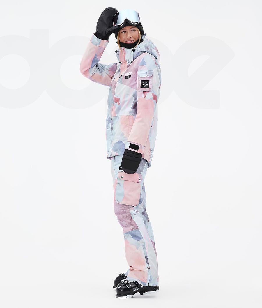 Dope Adept W Ski-jassen Dames Roze Gekleurd | NLHK3559