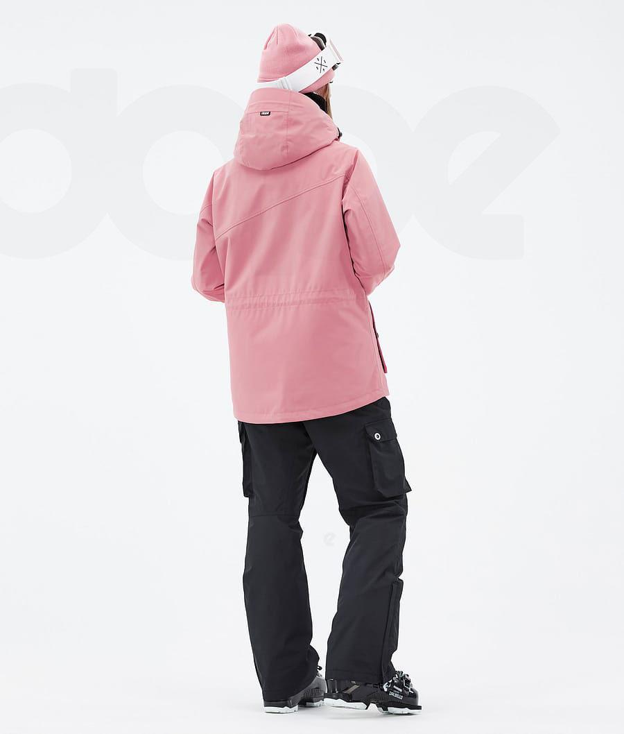 Dope Adept W Ski-jassen Dames Roze Zwart | NLJJ3558