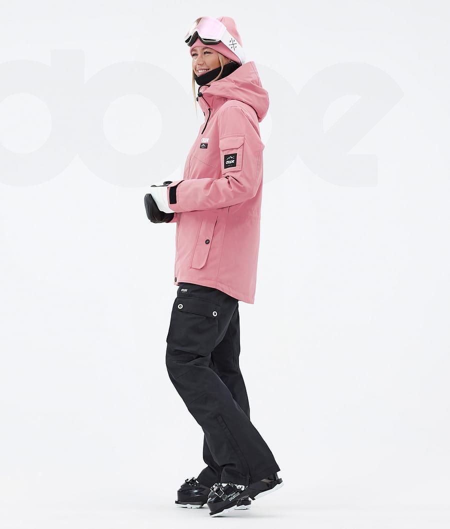 Dope Adept W Ski-jassen Dames Roze Zwart | NLJJ3558