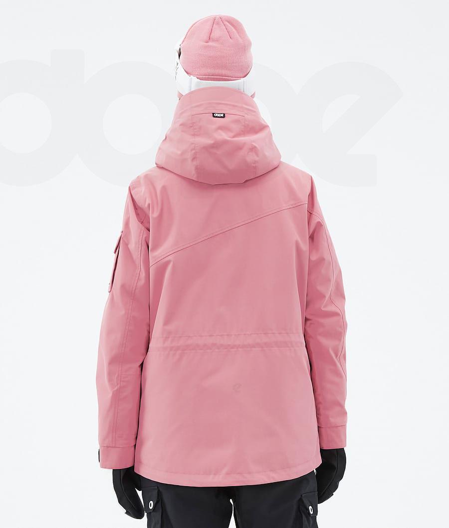 Dope Adept W Ski-jassen Dames Roze Zwart | NLJJ3558