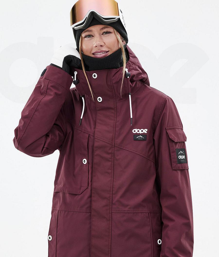 Dope Adept W Snowboard Jassen Dames Bordeaux | NLUT3386