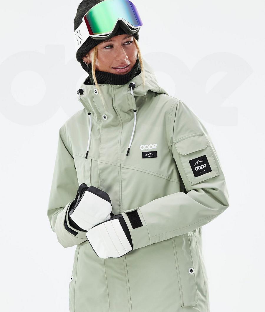 Dope Adept W Soft Ski-jassen Dames Groen | NLWY3574