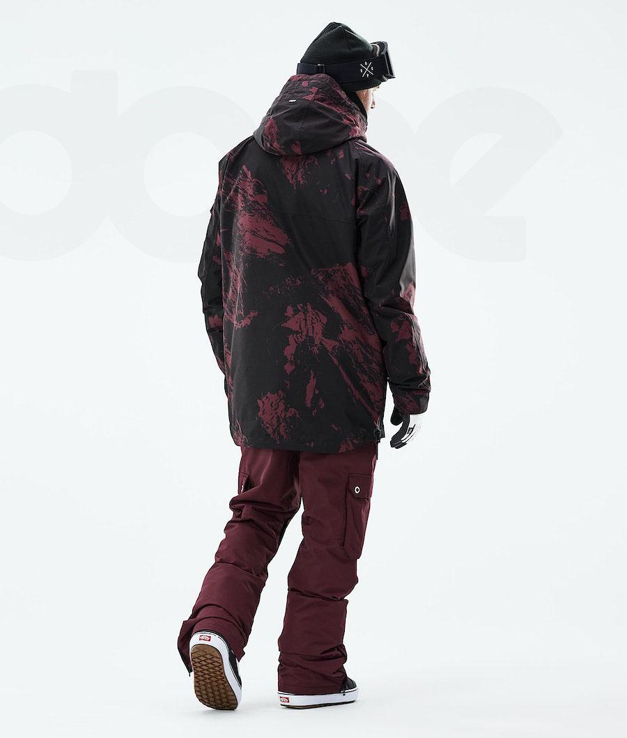 Dope Akin 2021 Paint Snowboard Jassen Heren Bordeaux | NLRW2750