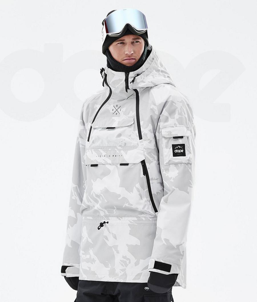 Dope Akin Ski-jassen Heren Grijs Camo | NLSO2884