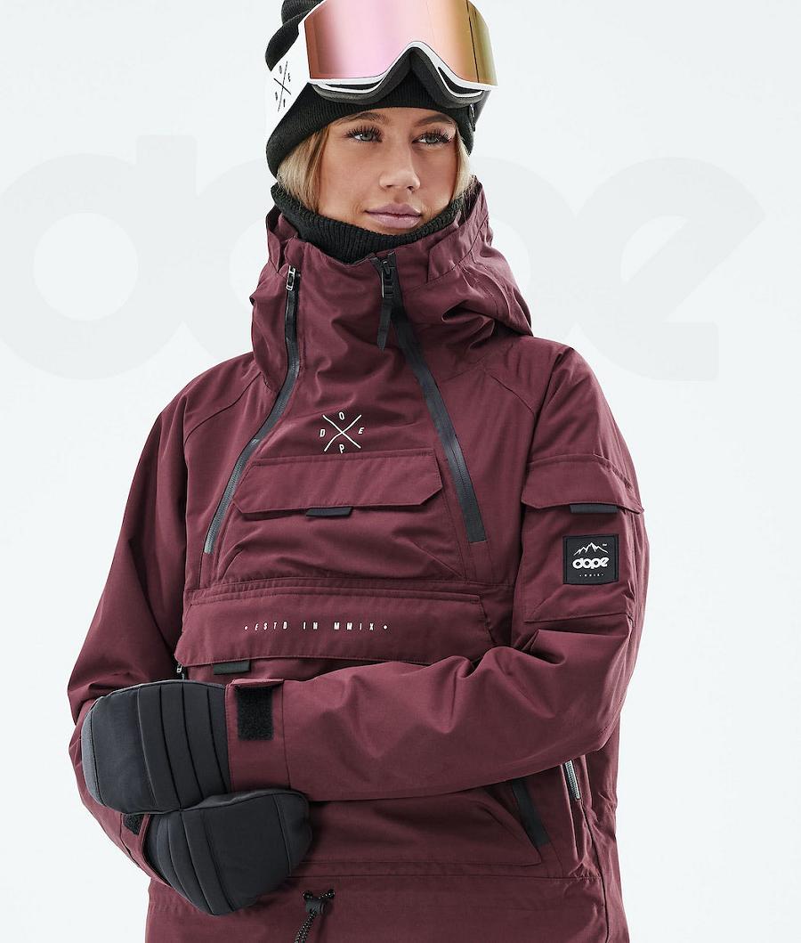 Dope Akin W 2019 Ski-jassen Dames Bordeaux | NLSO3582