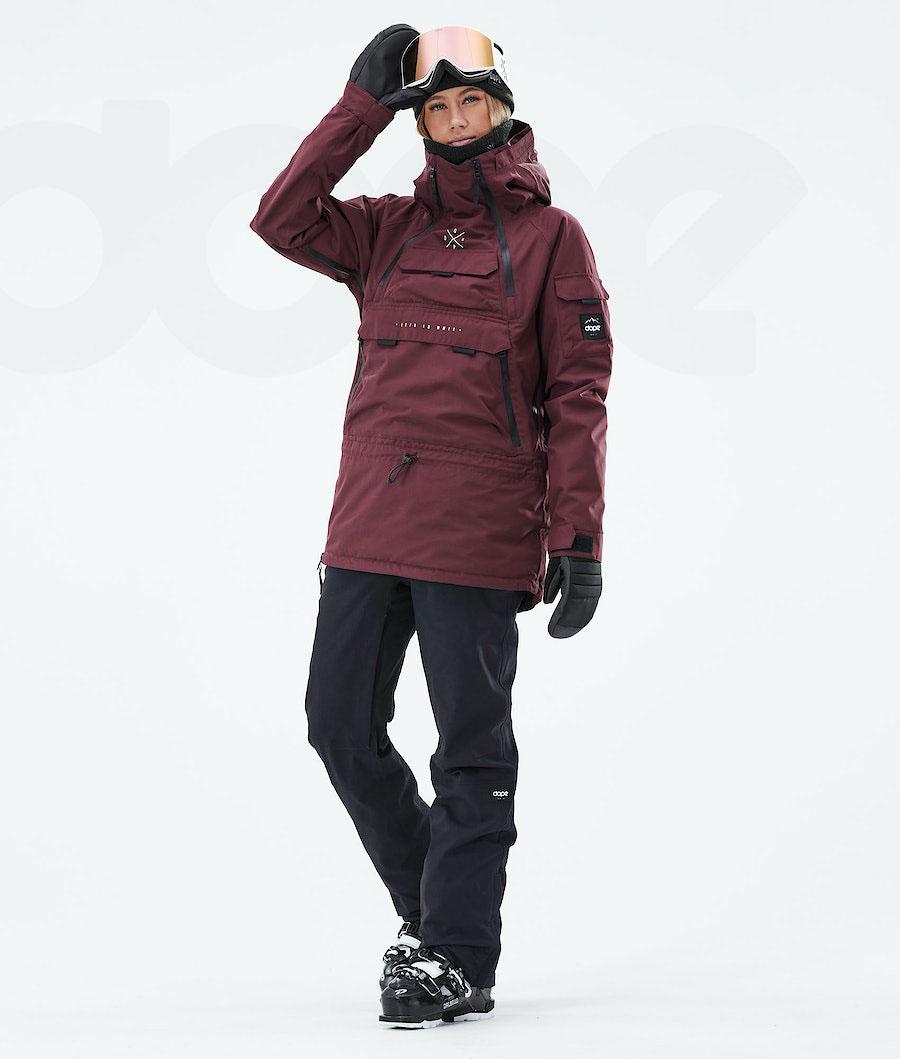 Dope Akin W 2019 Ski-jassen Dames Bordeaux | NLSO3582