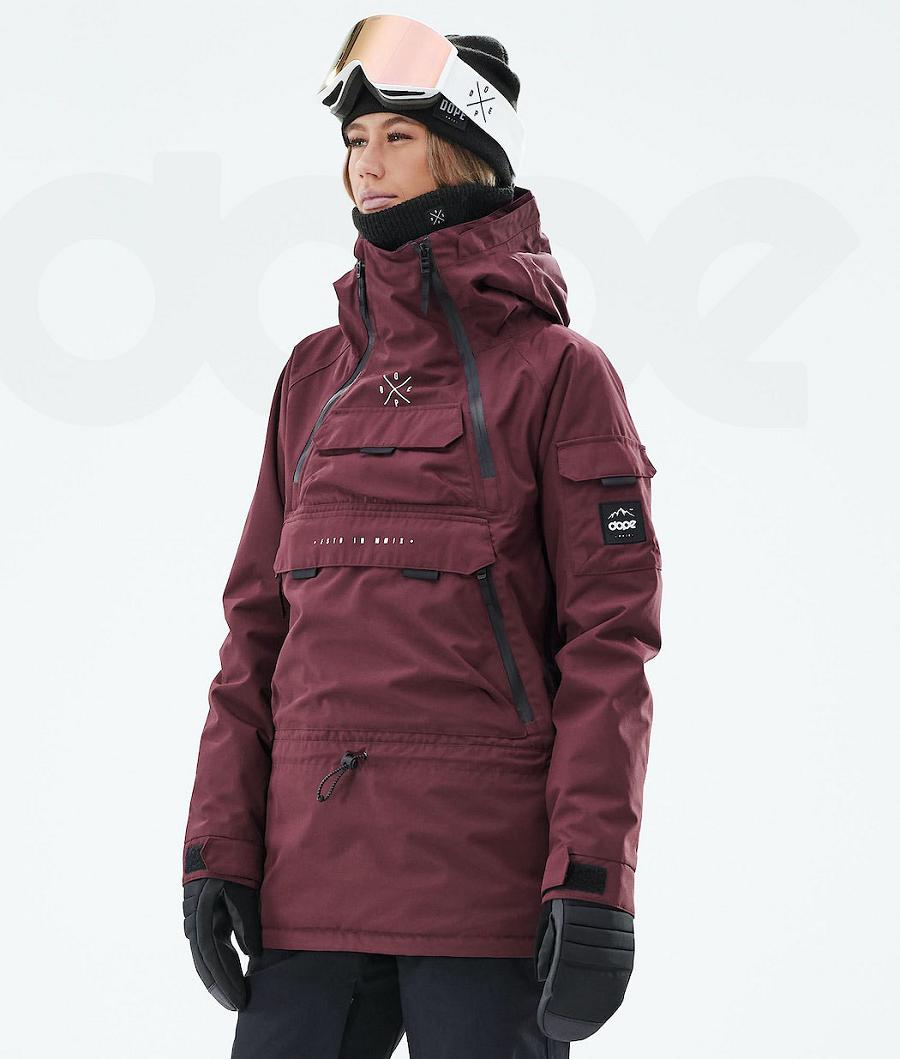 Dope Akin W 2019 Ski-jassen Dames Bordeaux | NLSO3582