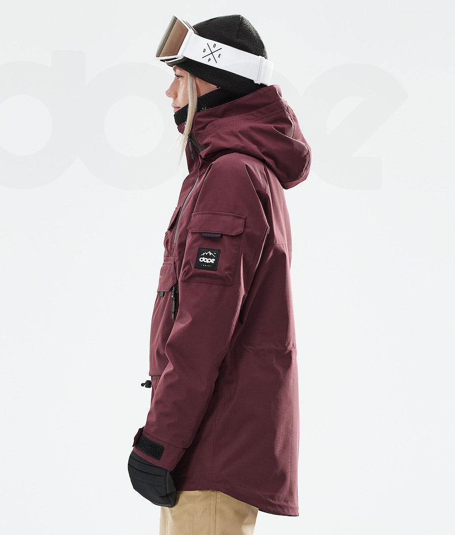 Dope Akin W 2021 Ski-jassen Dames Bordeaux | NLFM3587