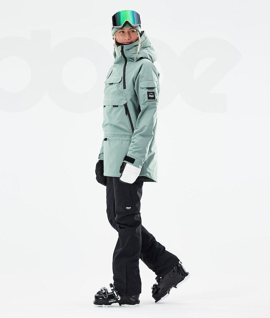 Dope Akin W 2021 Ski-jassen Dames Groen | NLDN3588