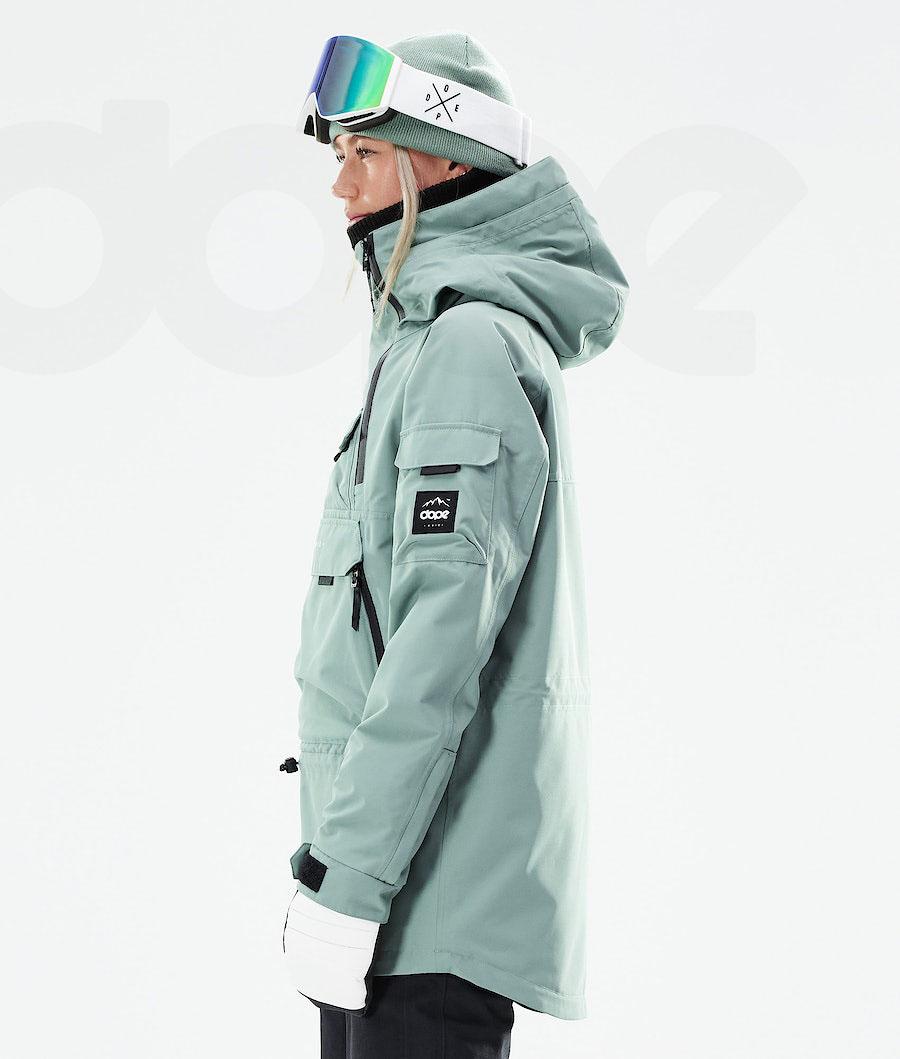 Dope Akin W 2021 Ski-jassen Dames Groen | NLDN3588