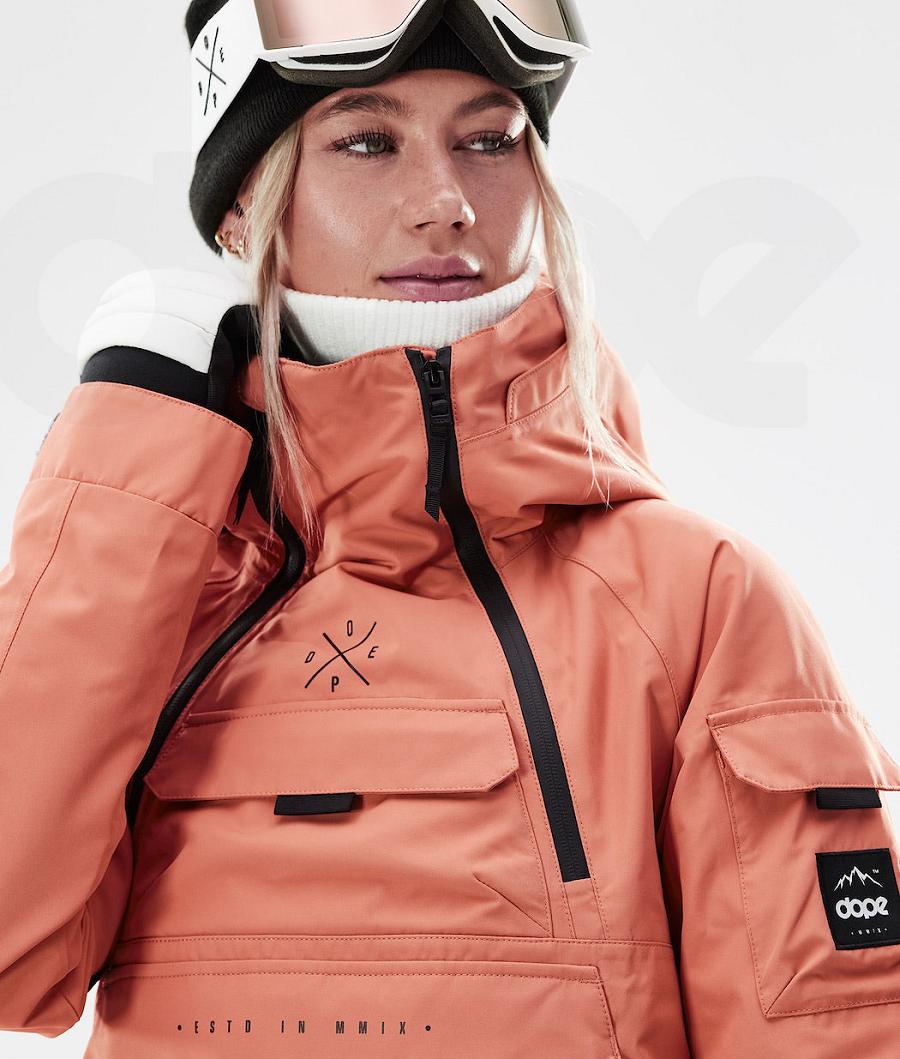 Dope Akin W 2021 Ski-jassen Dames Oranje | NLPQ3584