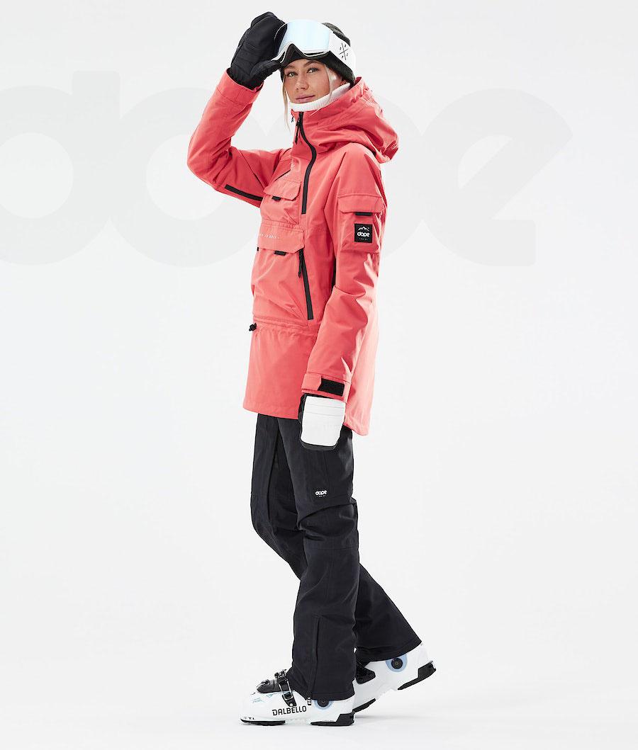 Dope Akin W 2021 Ski-jassen Dames Rood | NLAP3583