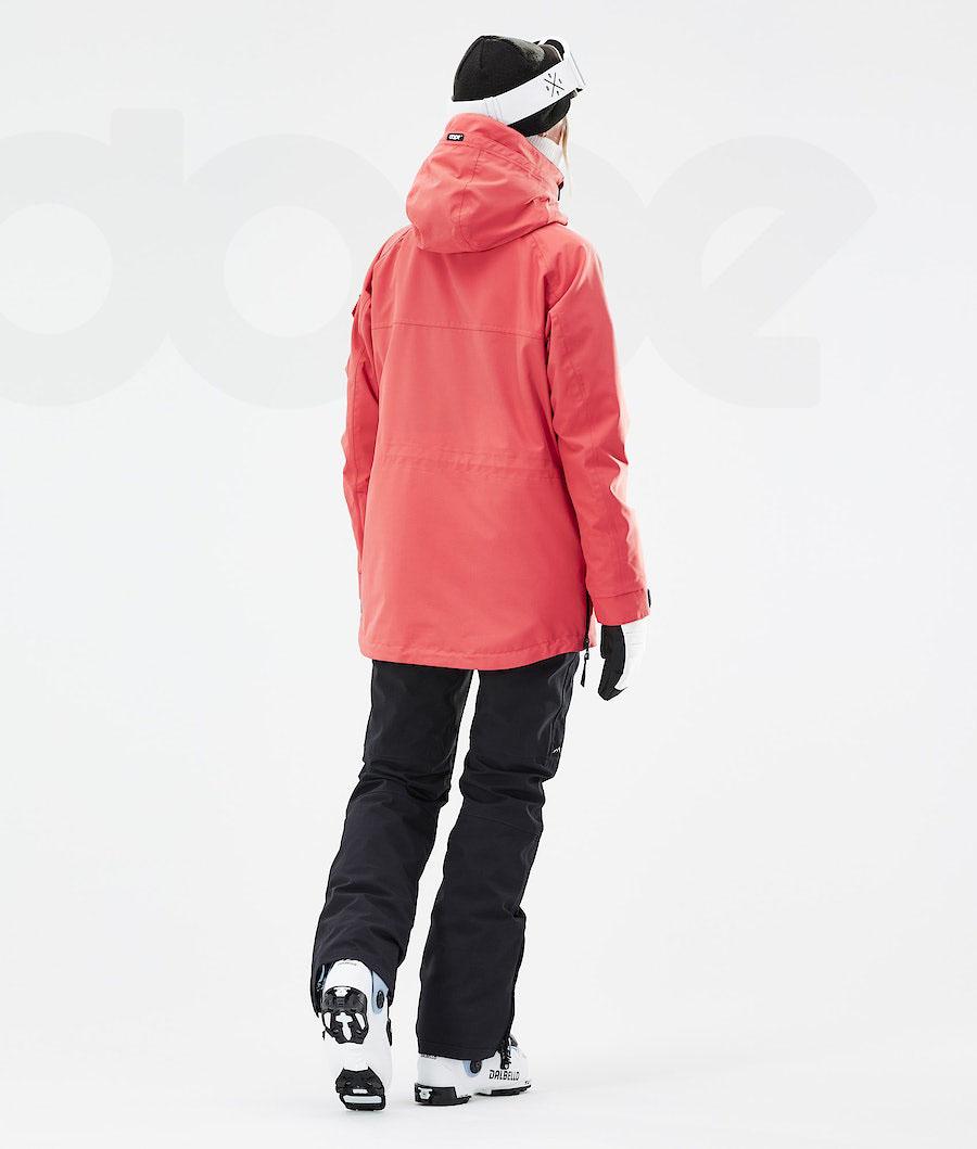 Dope Akin W 2021 Ski-jassen Dames Rood | NLAP3583