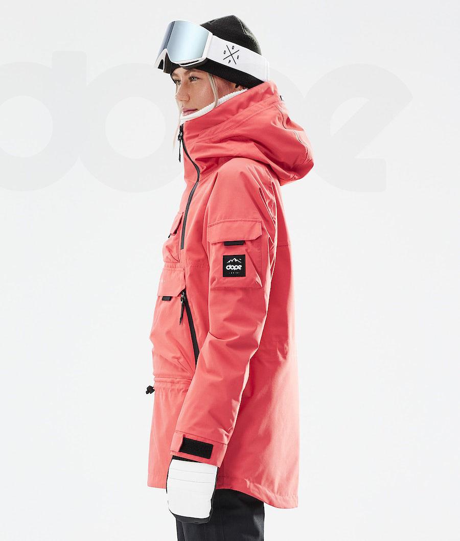 Dope Akin W 2021 Ski-jassen Dames Rood | NLAP3583