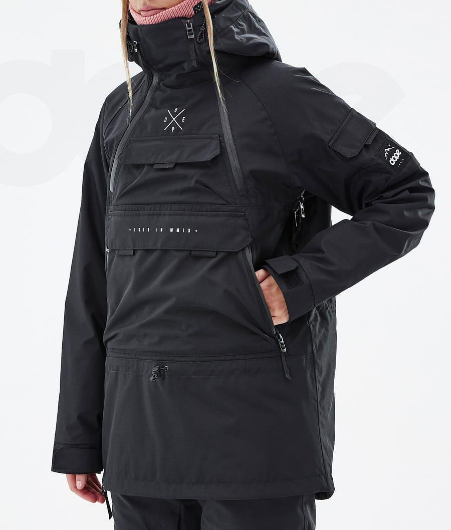 Dope Akin W Ski-jassen Dames Zwart | NLHK3578