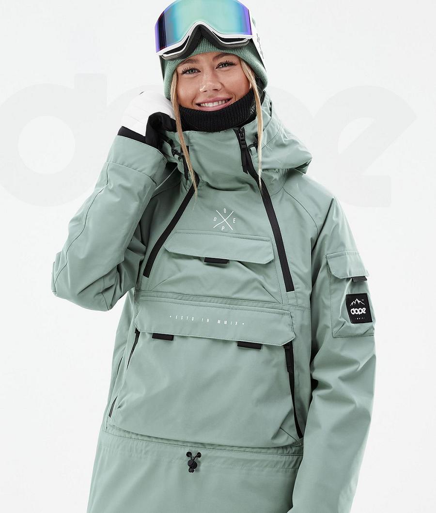 Dope Akin W Snowboard Jassen Dames Groen | NLGL3405