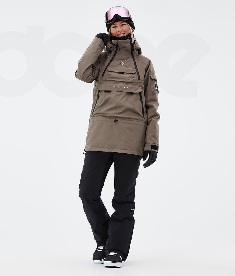 Dope Akin W Snowboard Jassen Dames Koffie | NLDN3407