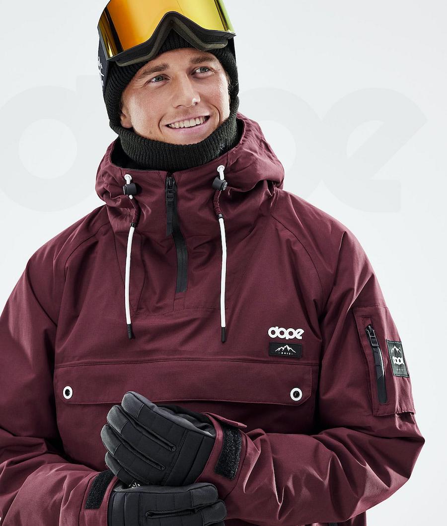 Dope Annok 2021 Snowboard Jassen Heren Bordeaux | NLCE2758