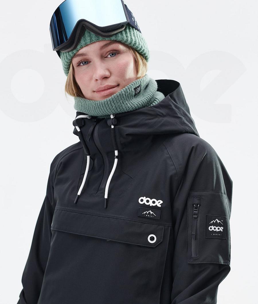 Dope Annok Long W Ski-jassen Dames Zwart | NLAP3590