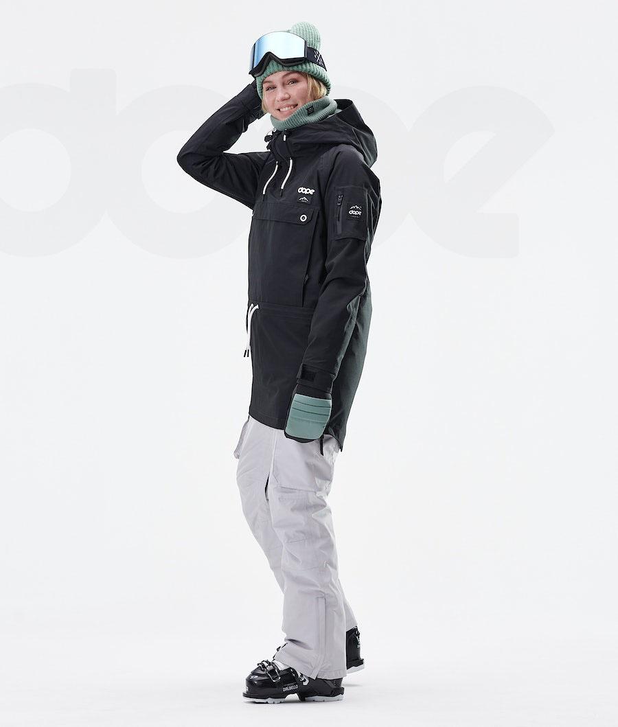 Dope Annok Long W Ski-jassen Dames Zwart | NLAP3590