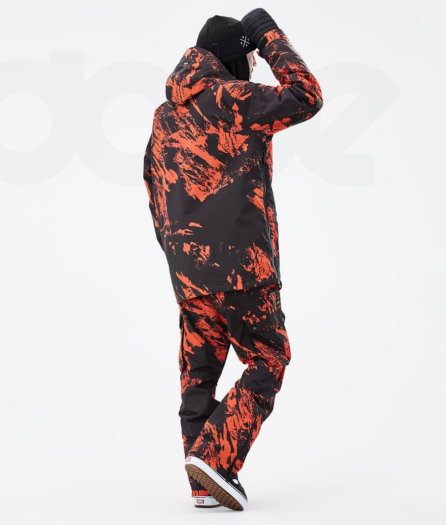 Dope Annok Paint Snowboard Jassen Heren Oranje | NLKI2762