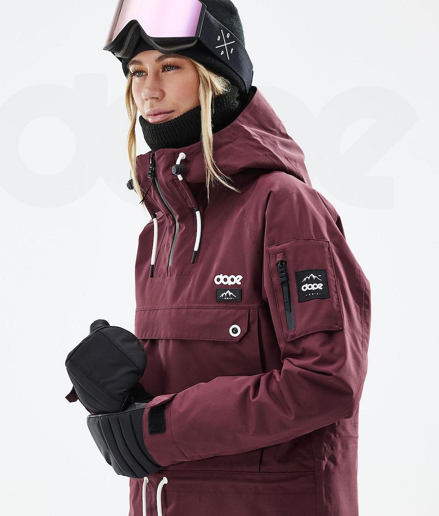 Dope Annok W 2021 Ski-jassen Dames Bordeaux | NLBC3603