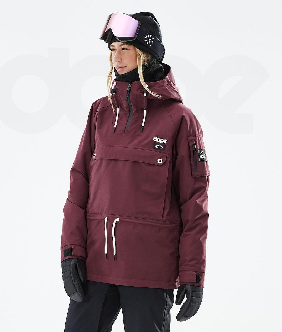 Dope Annok W 2021 Ski-jassen Dames Bordeaux | NLBC3603