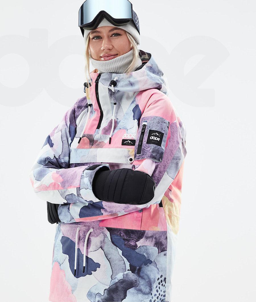 Dope Annok W 2021 Ski-jassen Dames Roze Gekleurd | NLMA3601