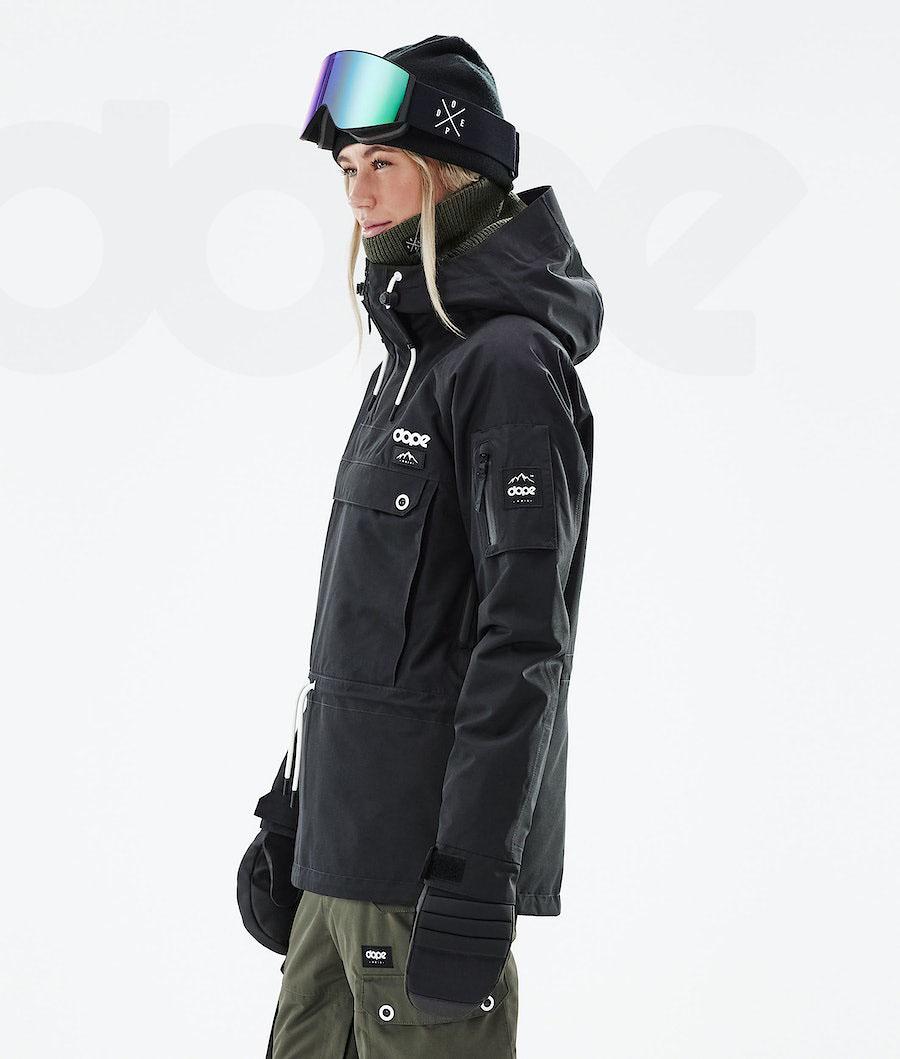 Dope Annok W 2021 Ski-jassen Dames Zwart | NLQZ3600