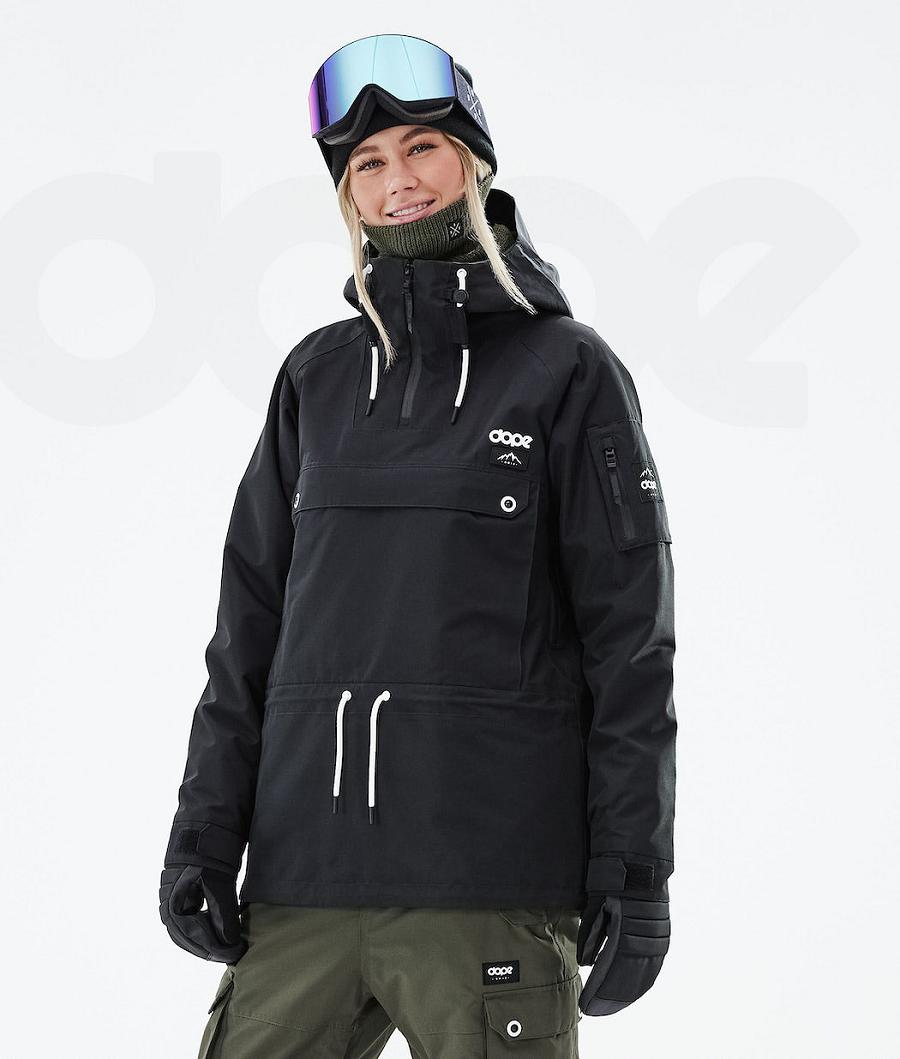 Dope Annok W 2021 Ski-jassen Dames Zwart | NLQZ3600