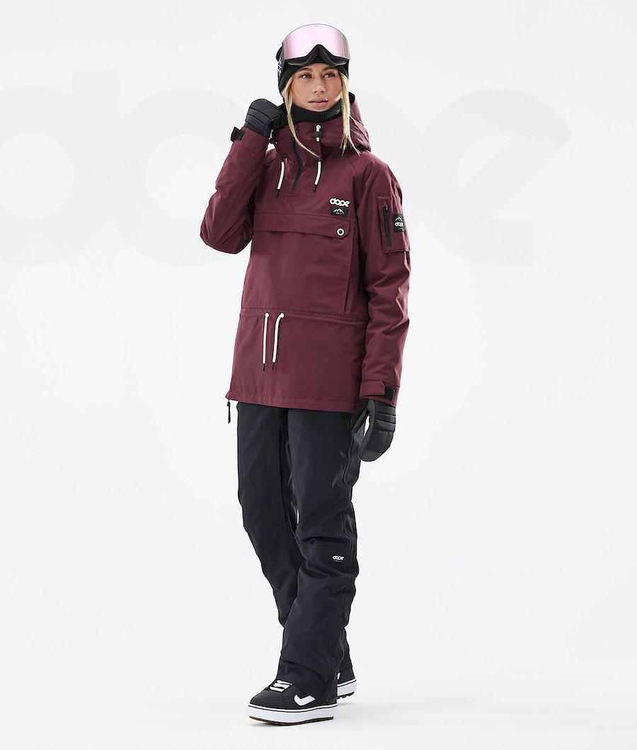 Dope Annok W 2021 Snowboard Jassen Dames Bordeaux | NLAP3434