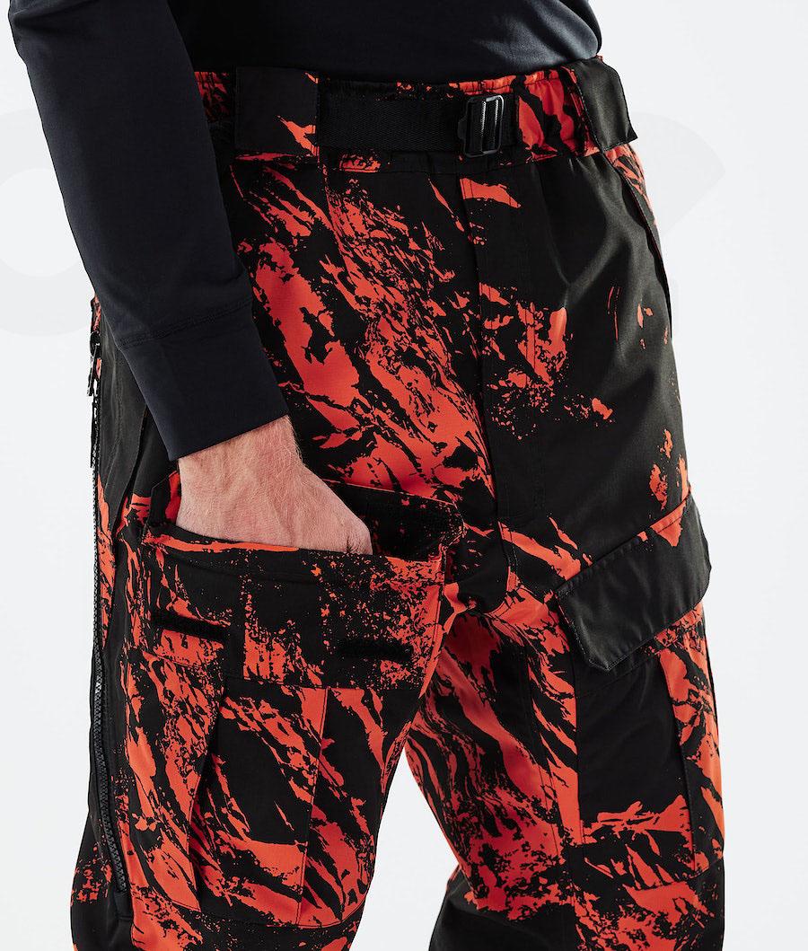 Dope Antek 2021 Paint Ski Broek Heren Oranje | NLBC2614