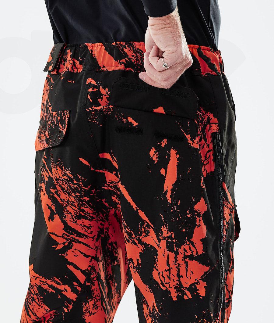 Dope Antek 2021 Paint Ski Broek Heren Oranje | NLBC2614