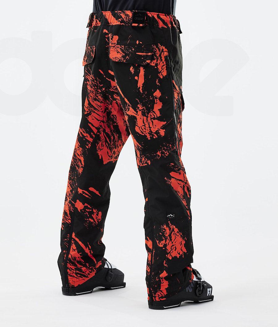 Dope Antek 2021 Paint Ski Broek Heren Oranje | NLBC2614