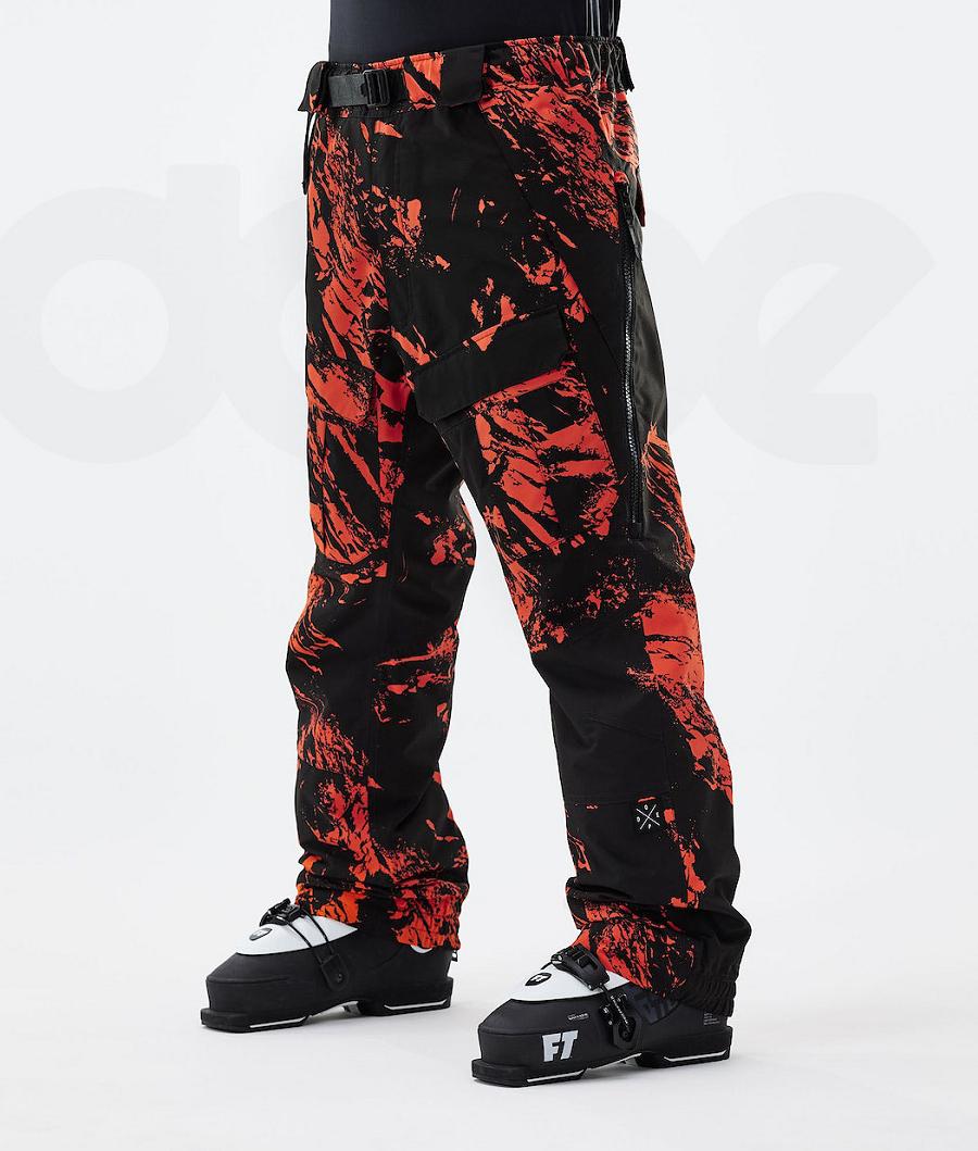 Dope Antek 2021 Paint Ski Broek Heren Oranje | NLBC2614