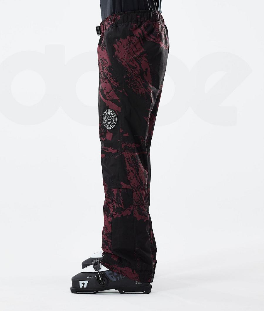 Dope Blizzard 2021 Paint Ski Broek Heren Bordeaux | NLUT2632