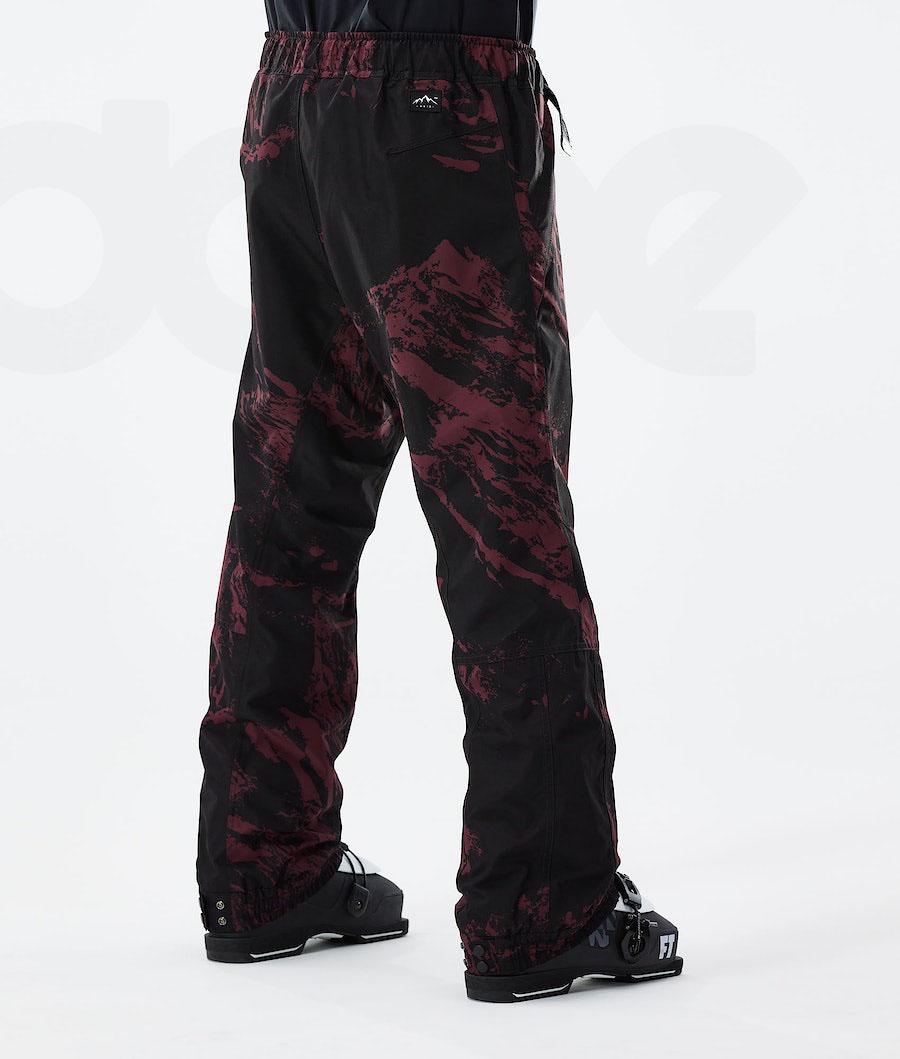 Dope Blizzard 2021 Paint Ski Broek Heren Bordeaux | NLUT2632