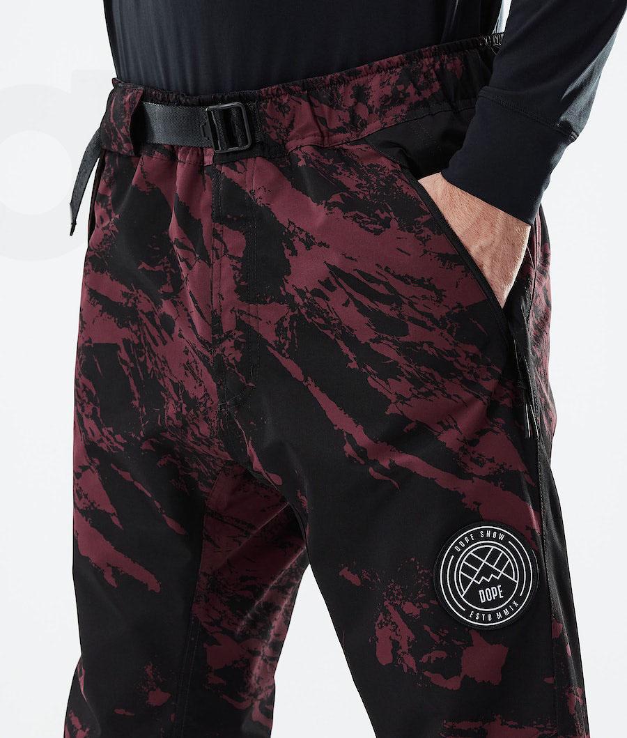 Dope Blizzard 2021 Paint Ski Broek Heren Bordeaux | NLUT2632