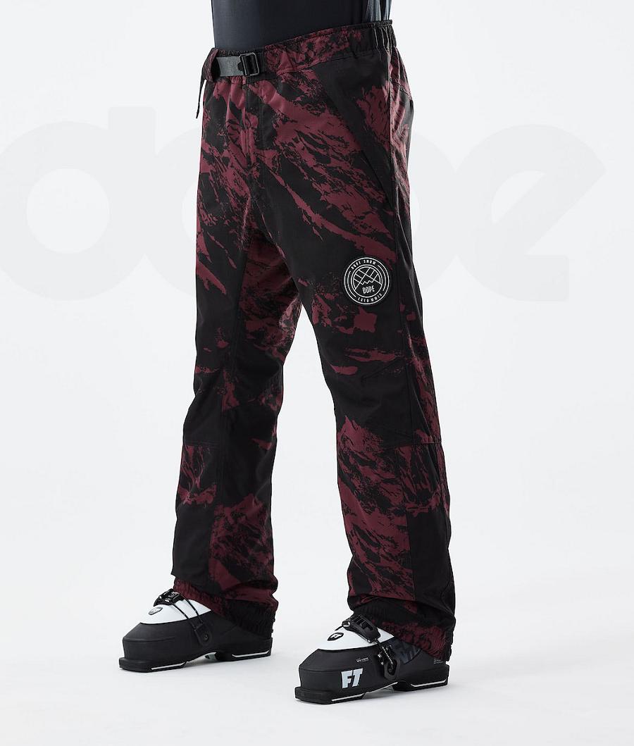 Dope Blizzard 2021 Paint Ski Broek Heren Bordeaux | NLUT2632