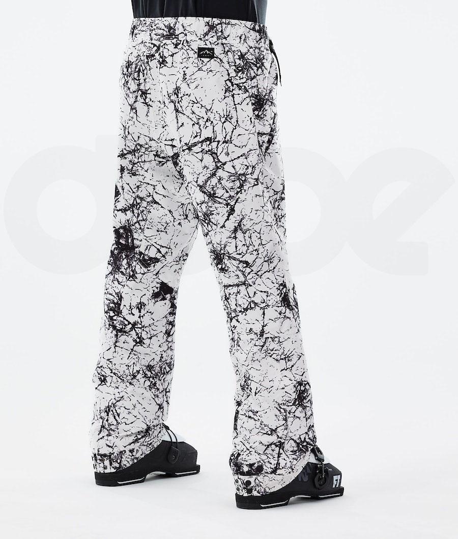 Dope Blizzard 2021 Ski Broek Heren Wit Zwart | NLSO2627