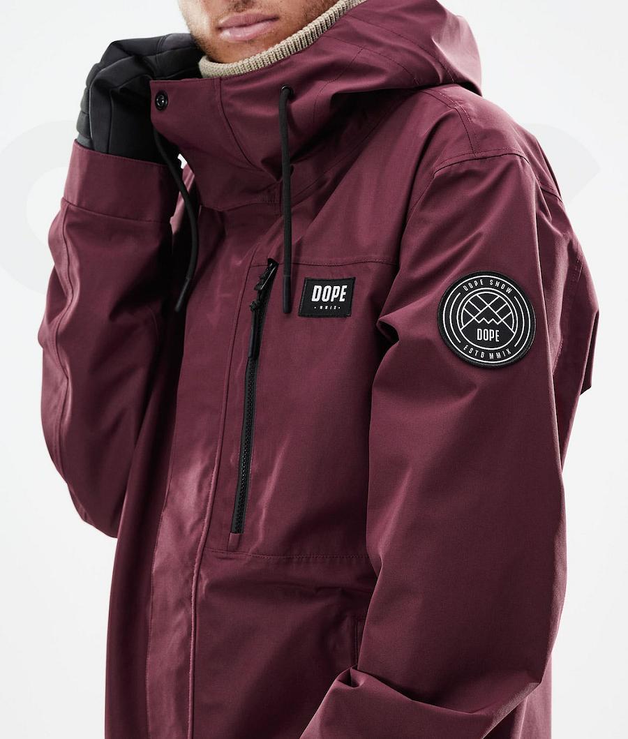 Dope Blizzard Full Zip 2021 Snowboard Jassen Heren Bordeaux | NLQZ2780