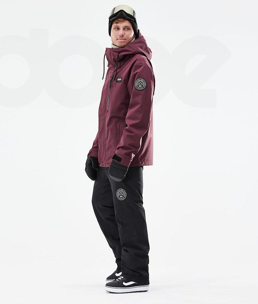 Dope Blizzard Full Zip 2021 Snowboard Jassen Heren Bordeaux | NLQZ2780