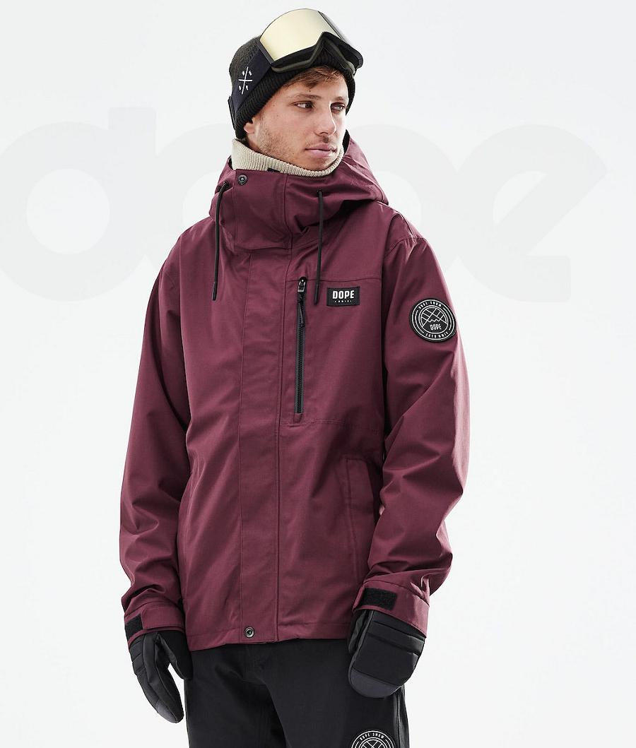 Dope Blizzard Full Zip 2021 Snowboard Jassen Heren Bordeaux | NLQZ2780