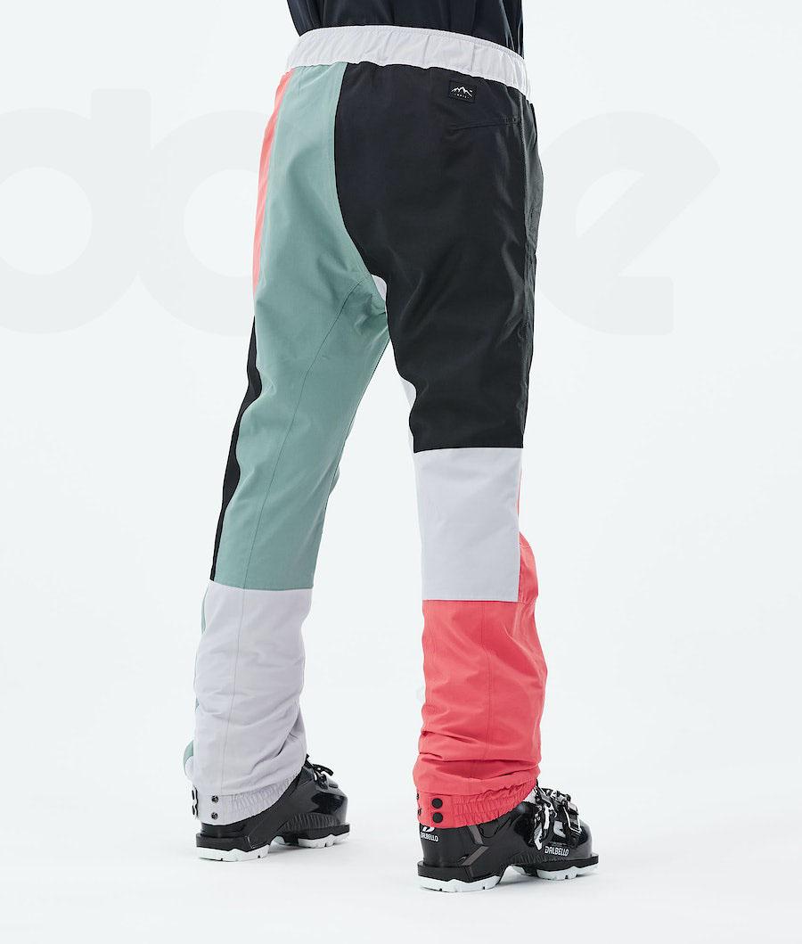 Dope Blizzard LE W Limited Edition Patchwork Ski Broek Dames Oranje | NLVD3299