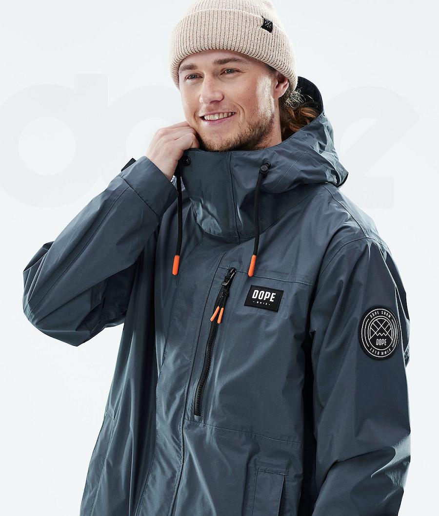 Dope Blizzard Light Full Zip Outdoorjassen Heren Blauw | NLHK2693